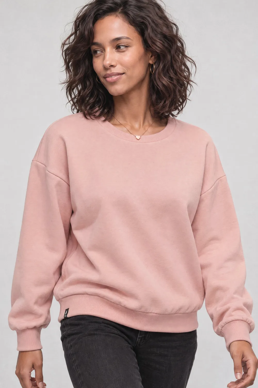 Alife & Kickin ElsaAK P Sweatshirt Rosa Love Peace