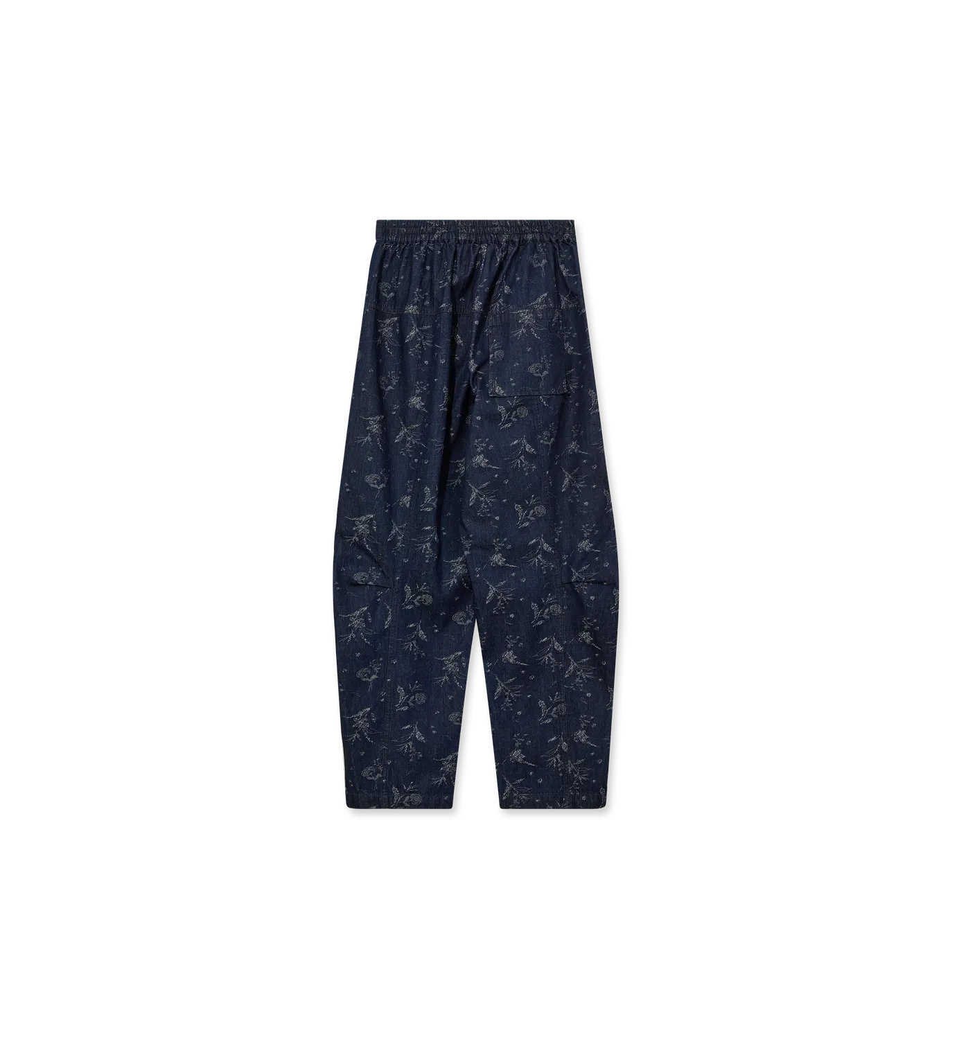 Mos Mosh MMHActive Jacquard Hose Dark Denim Weit