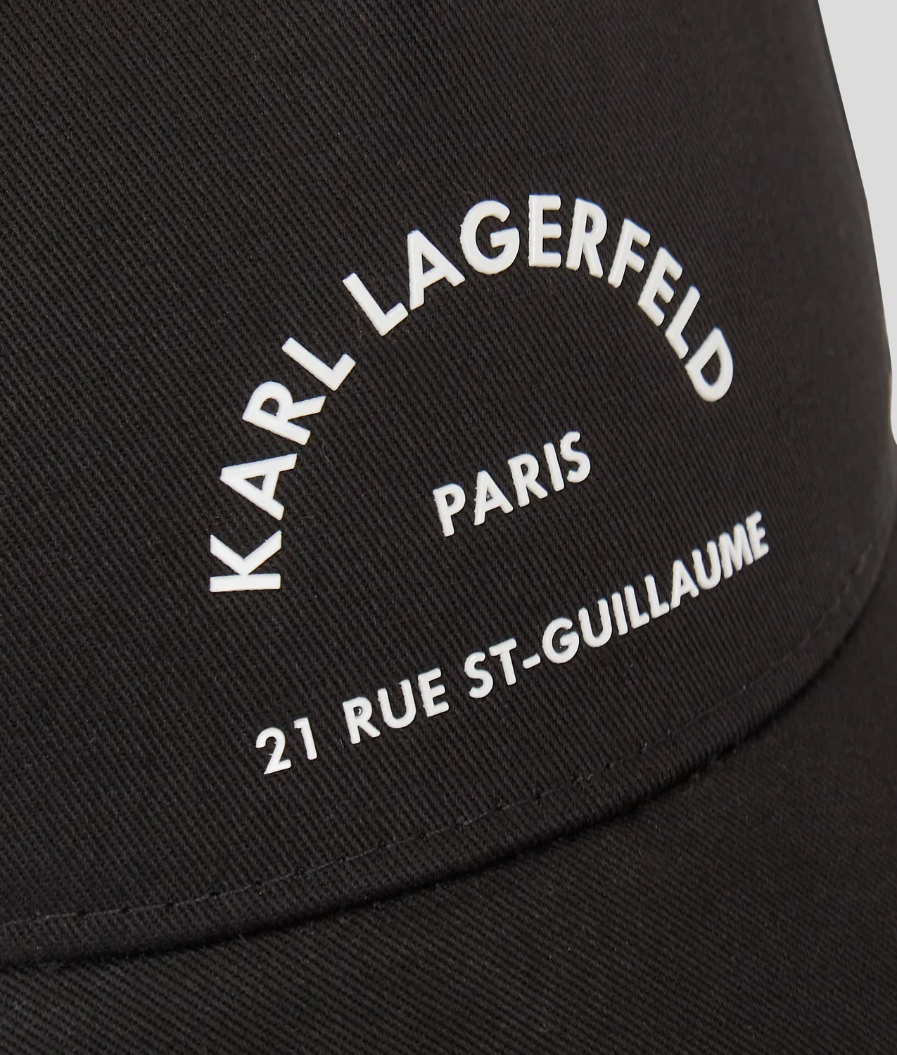 Karl Lagerfeld Rue St-Guillaume Cap Verstellbar Schwarz