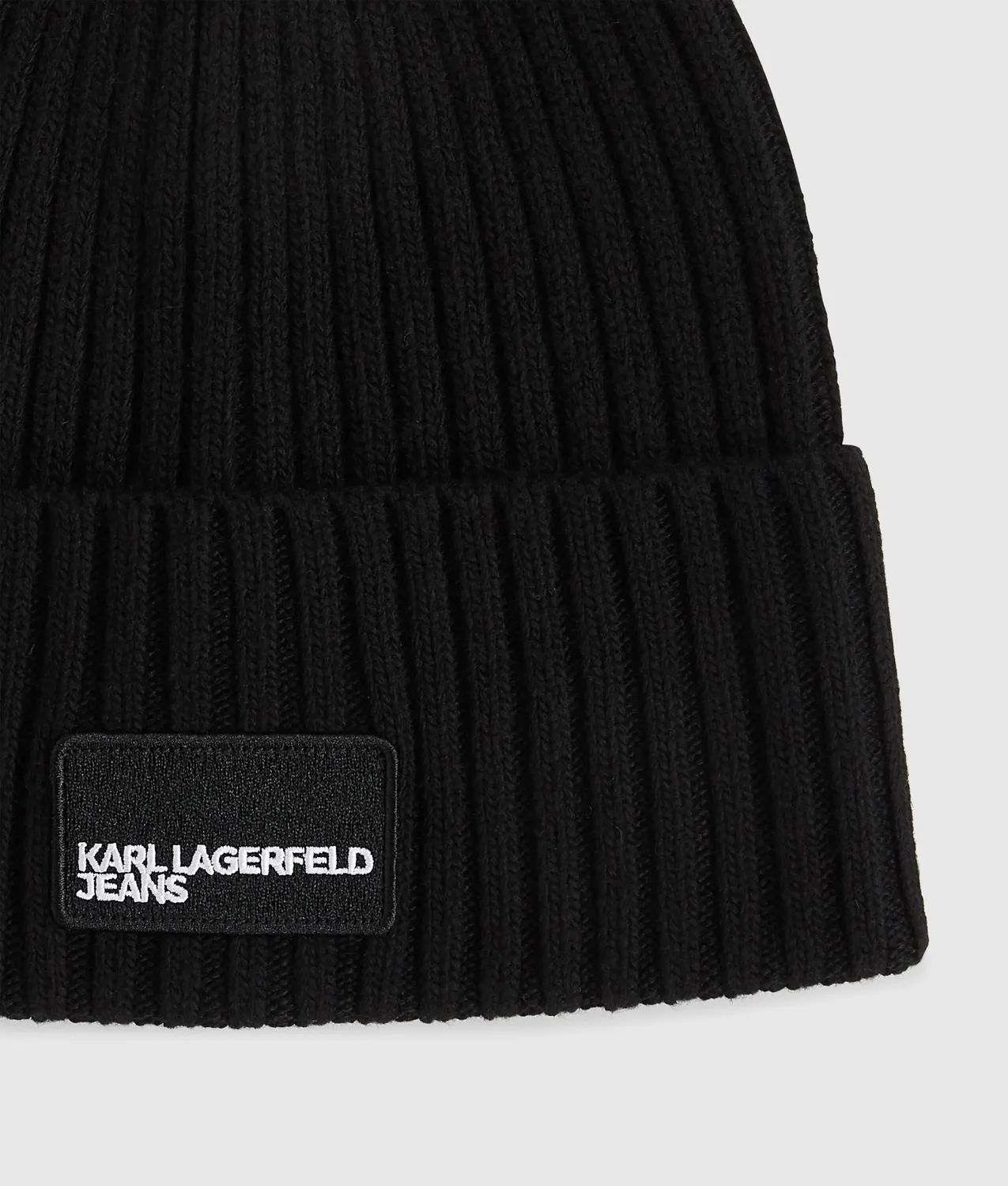 Karl Lagerfeld KL Jeans Patch-Beanie One Size Strick