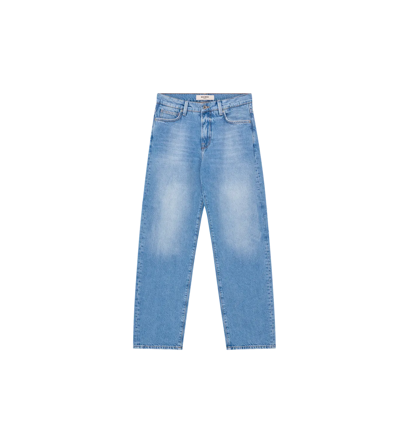 Mos Mosh MMGSteve Retro Wide Jeans Hellblau