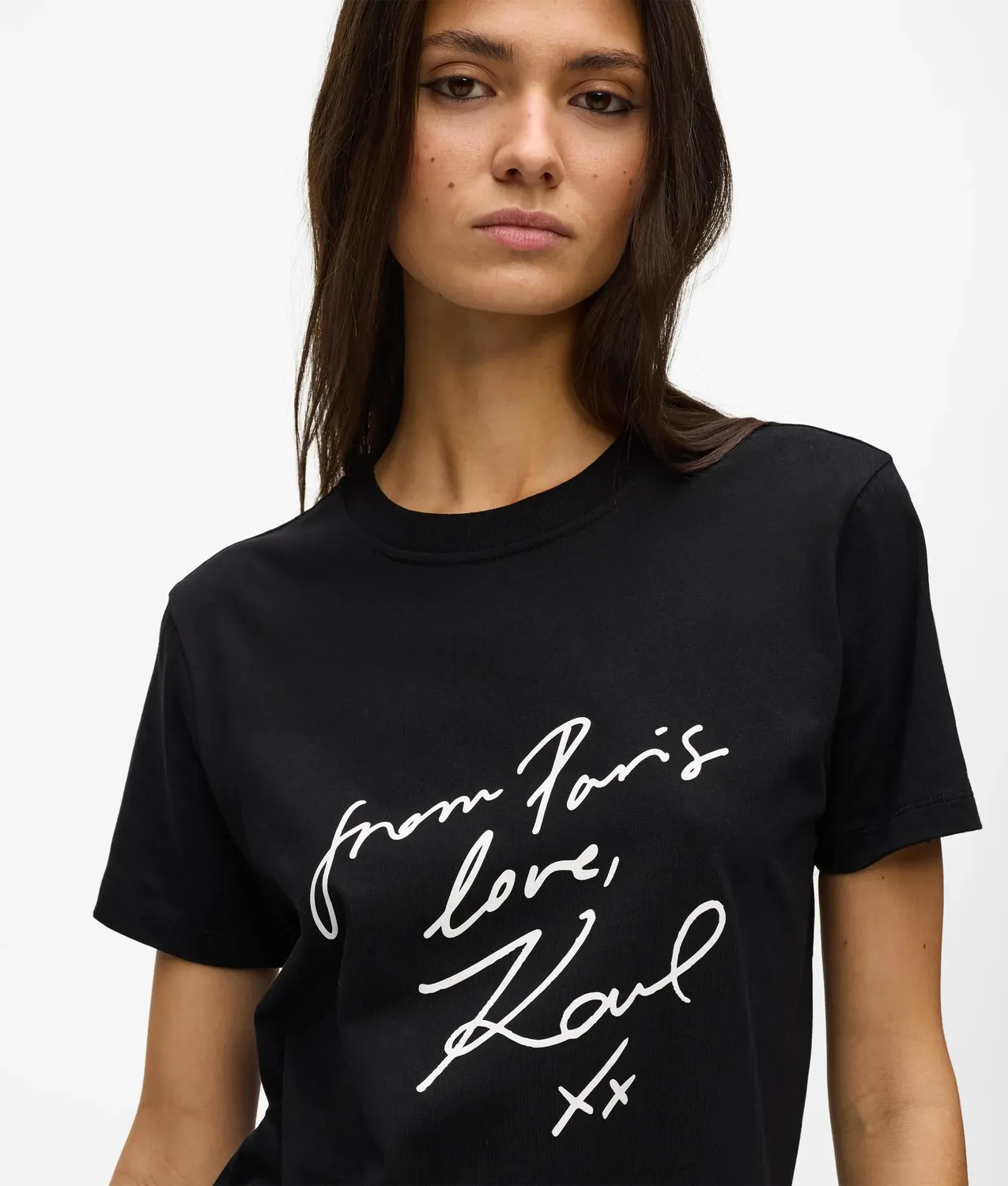 Karl Lagerfeld With Love T-Shirt Bio-Baumwolle