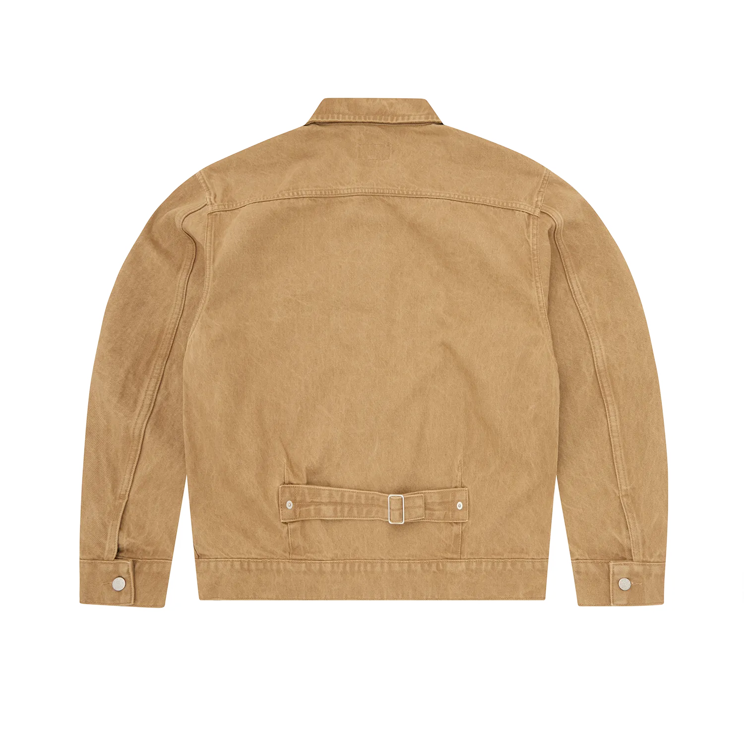 Corteiz Crest Chainstitch Jeansjacke Tan 14oz Denim