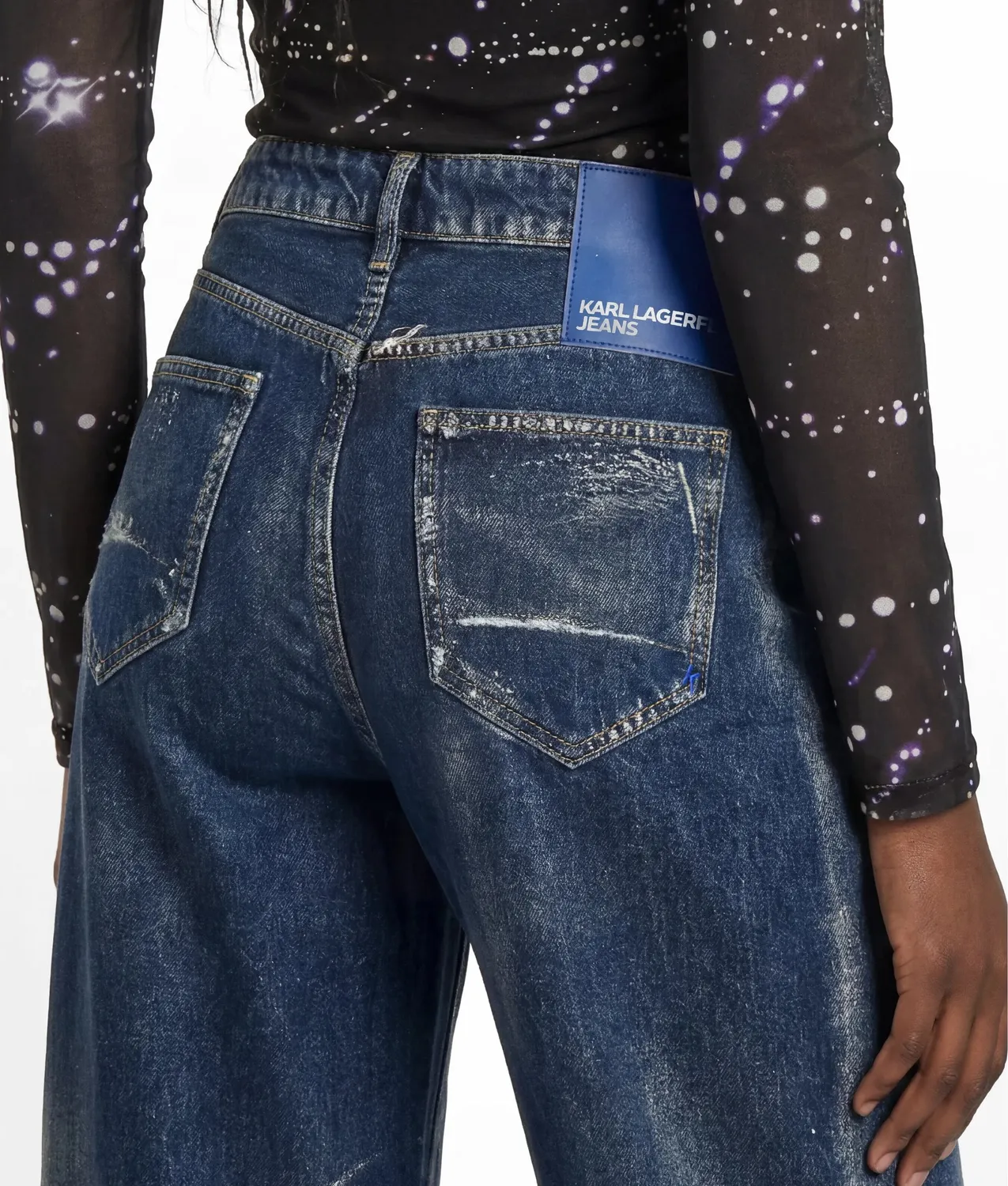 Karl Lagerfeld KL Jeans Utility Jeans relaxed coated