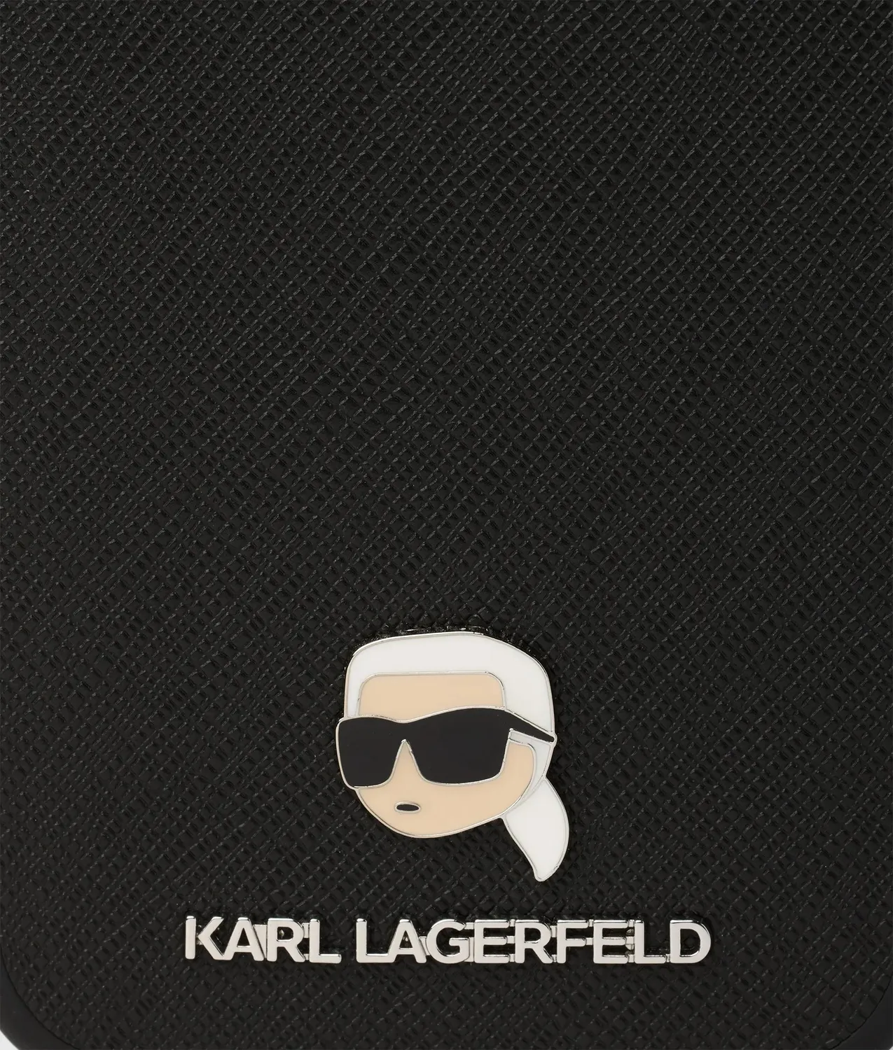 Karl Lagerfeld Ikon Karl iPhone 16 Pro Max Hülle Leder