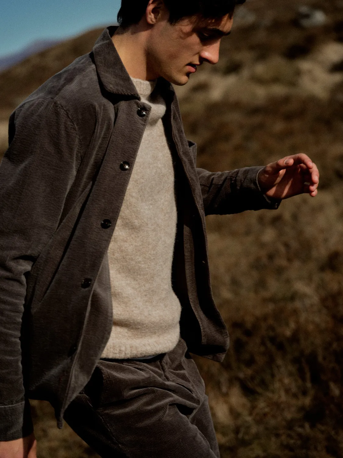 Mos Mosh MMGConley Corduroy Overshirt Cord Toffee