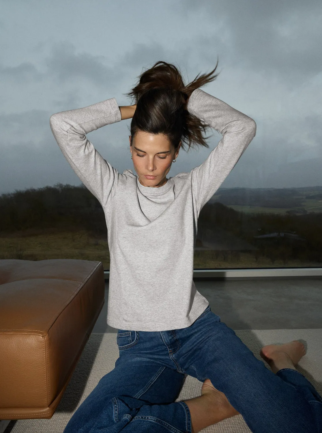 Mos Mosh MMMillie Langarm Shirt Bio-Baumwolle Regular
