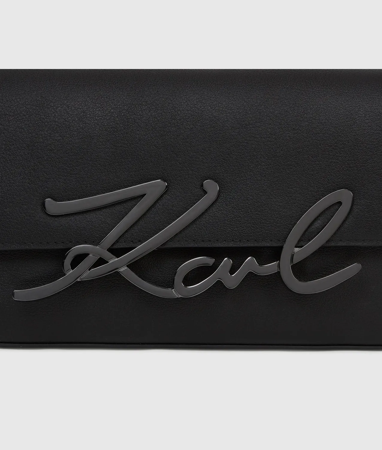 Karl Lagerfeld K/Signature Small Chain-Schultertasche Leder