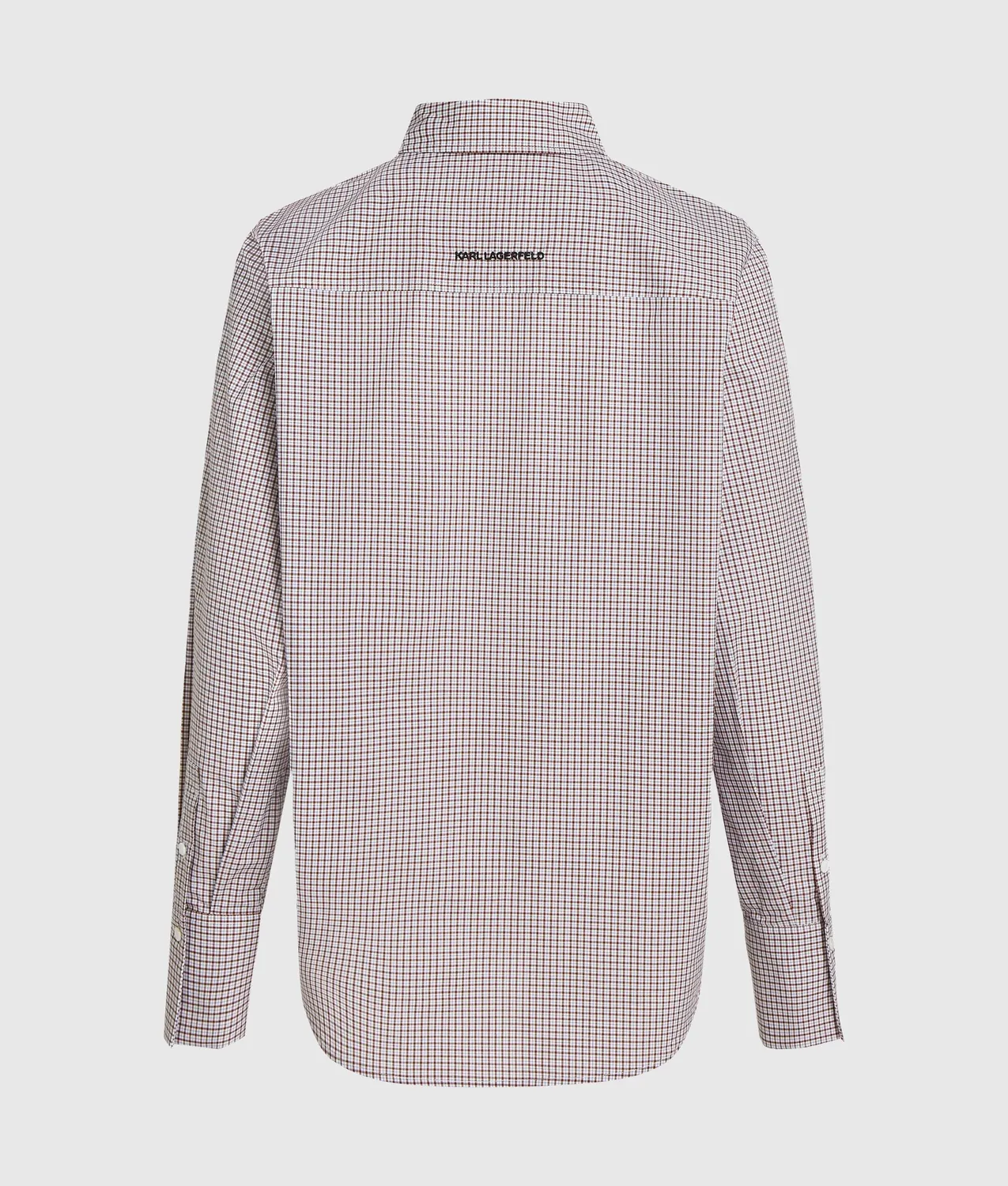 Karl Lagerfeld Ikon Karohemd mit Patch