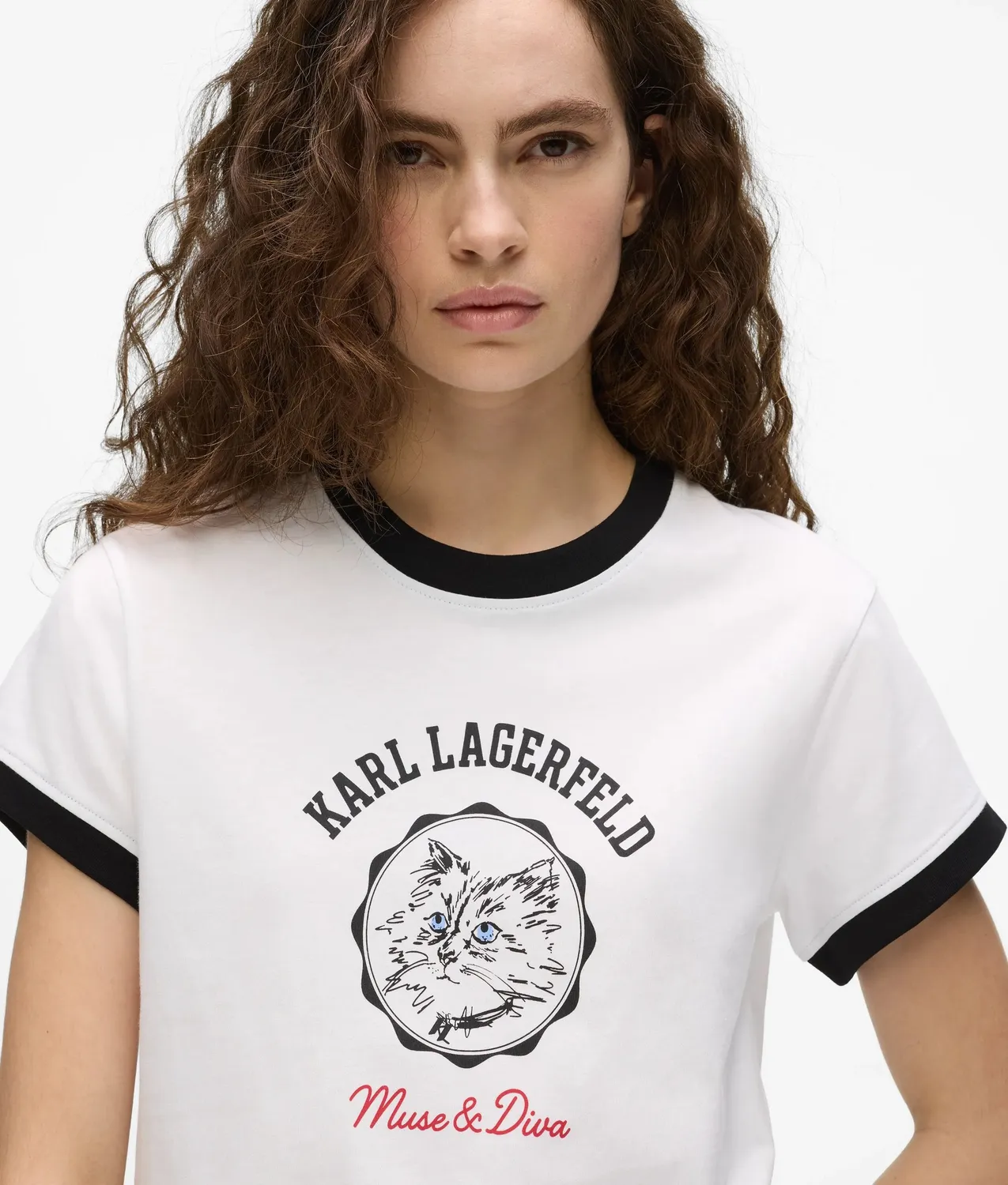 Karl Lagerfeld Ikon Choupette Muse T-Shirt Damen