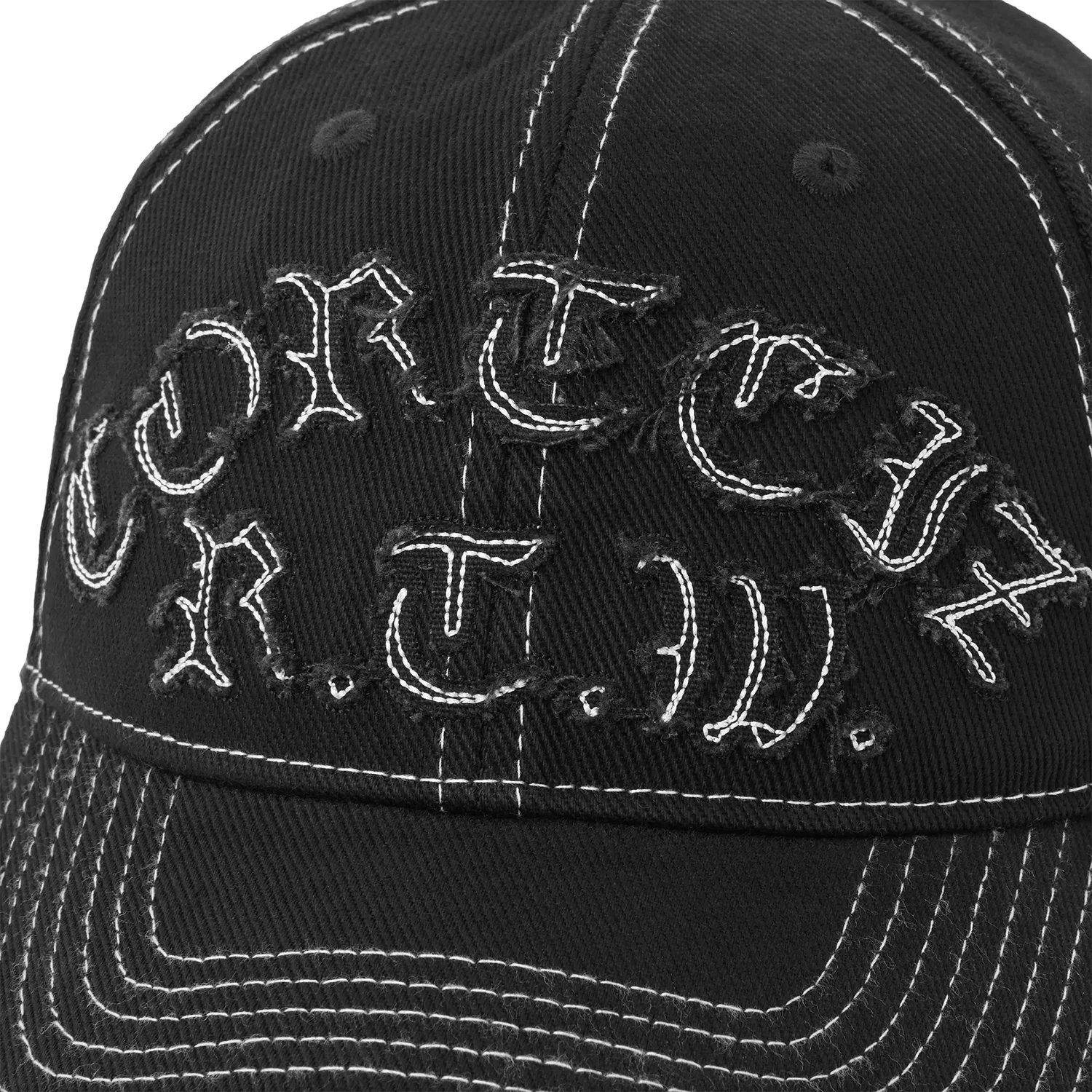 Corteiz Diplomatic Cap Schwarz verstellbar