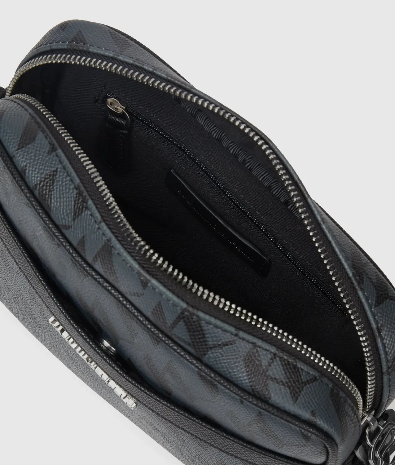 Karl Lagerfeld Ikon Monogram Crossbody Bag Herren Zip