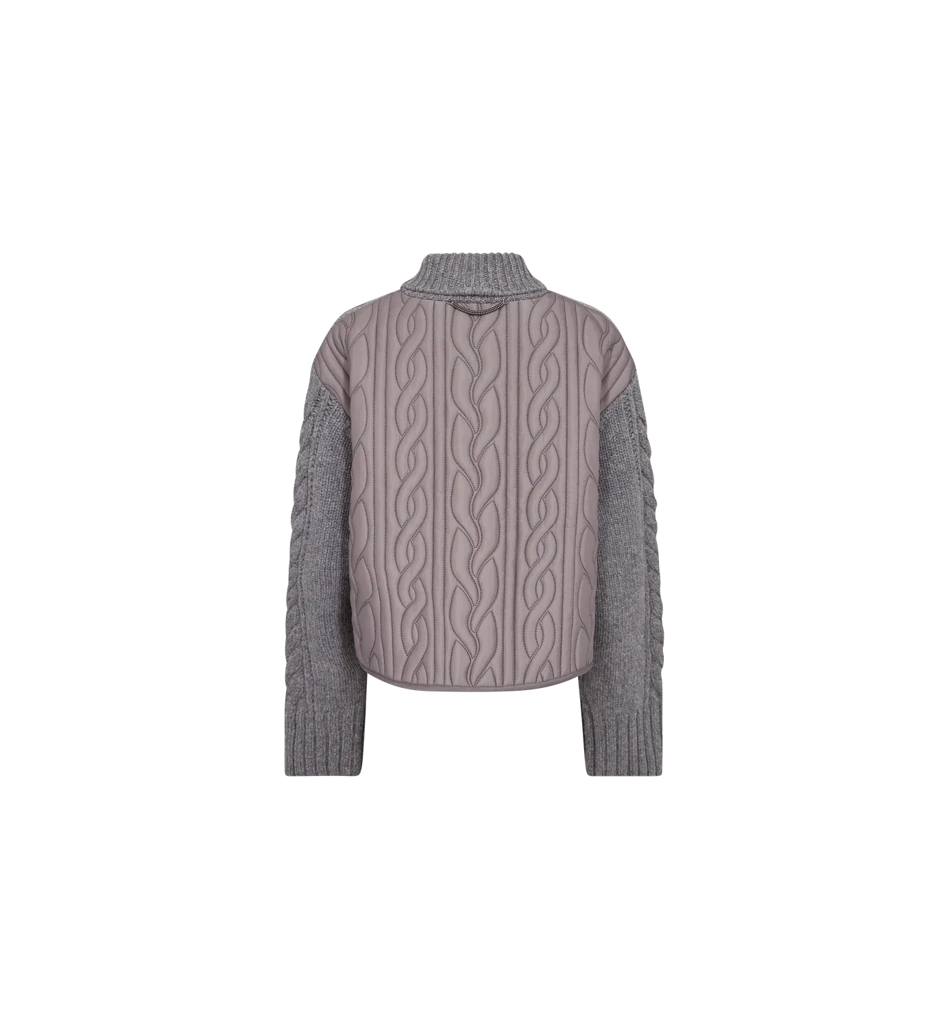 Mos Mosh MMGodinaz Quilt Strickpullover Thunderstorm