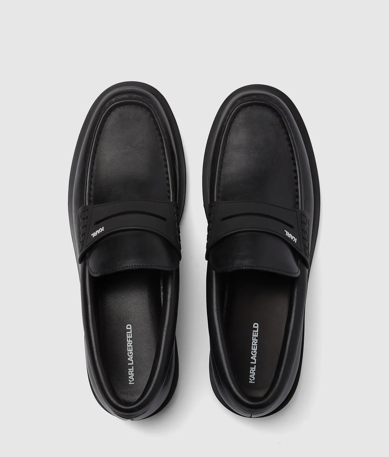Karl Lagerfeld Kingston Saddle Loafer Leder Herren