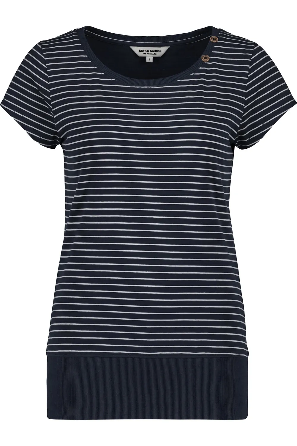 Alife & Kickin AdelineAK P Shirt Dunkelblau Damen