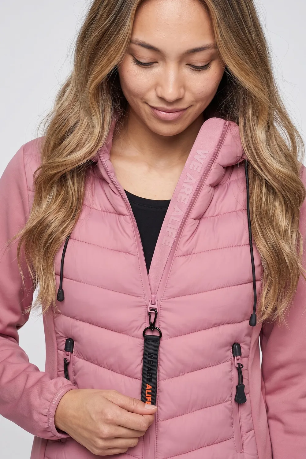 Alife & Kickin YlvaAK A Jacke rot lang Hybrid Damen