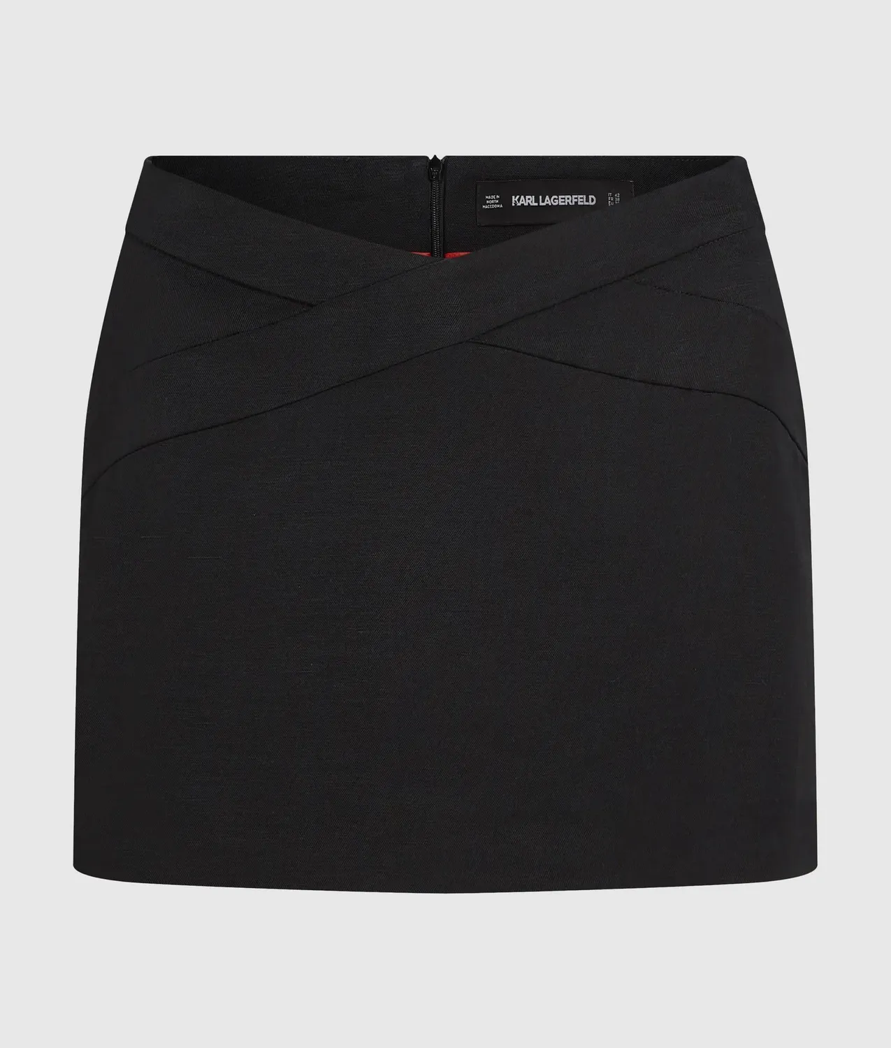Karl Lagerfeld KL Studio Mini Skort Wickel V-Bund
