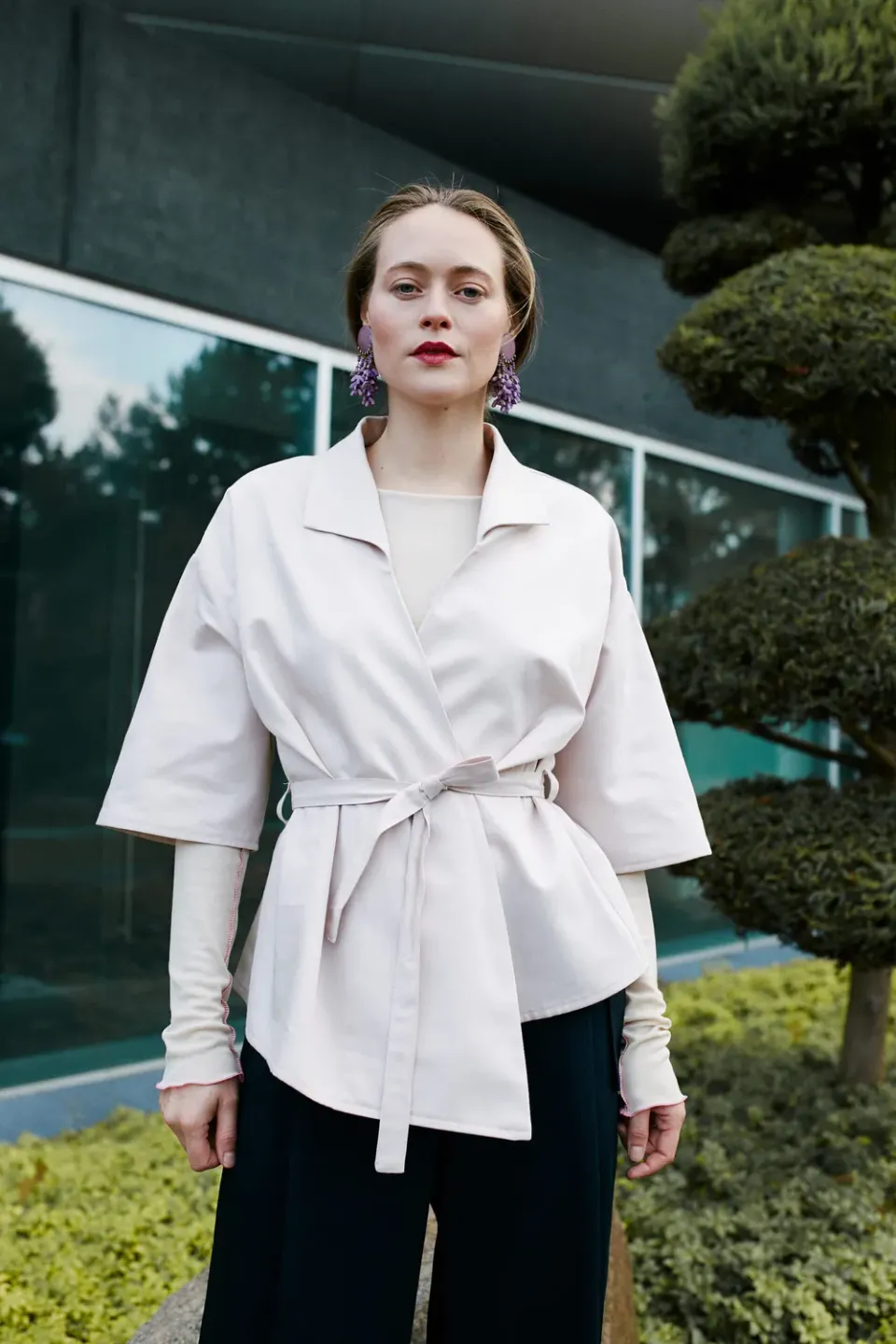 isarti Benda Wickeljacke Kaschmir Bio-Baumwolle