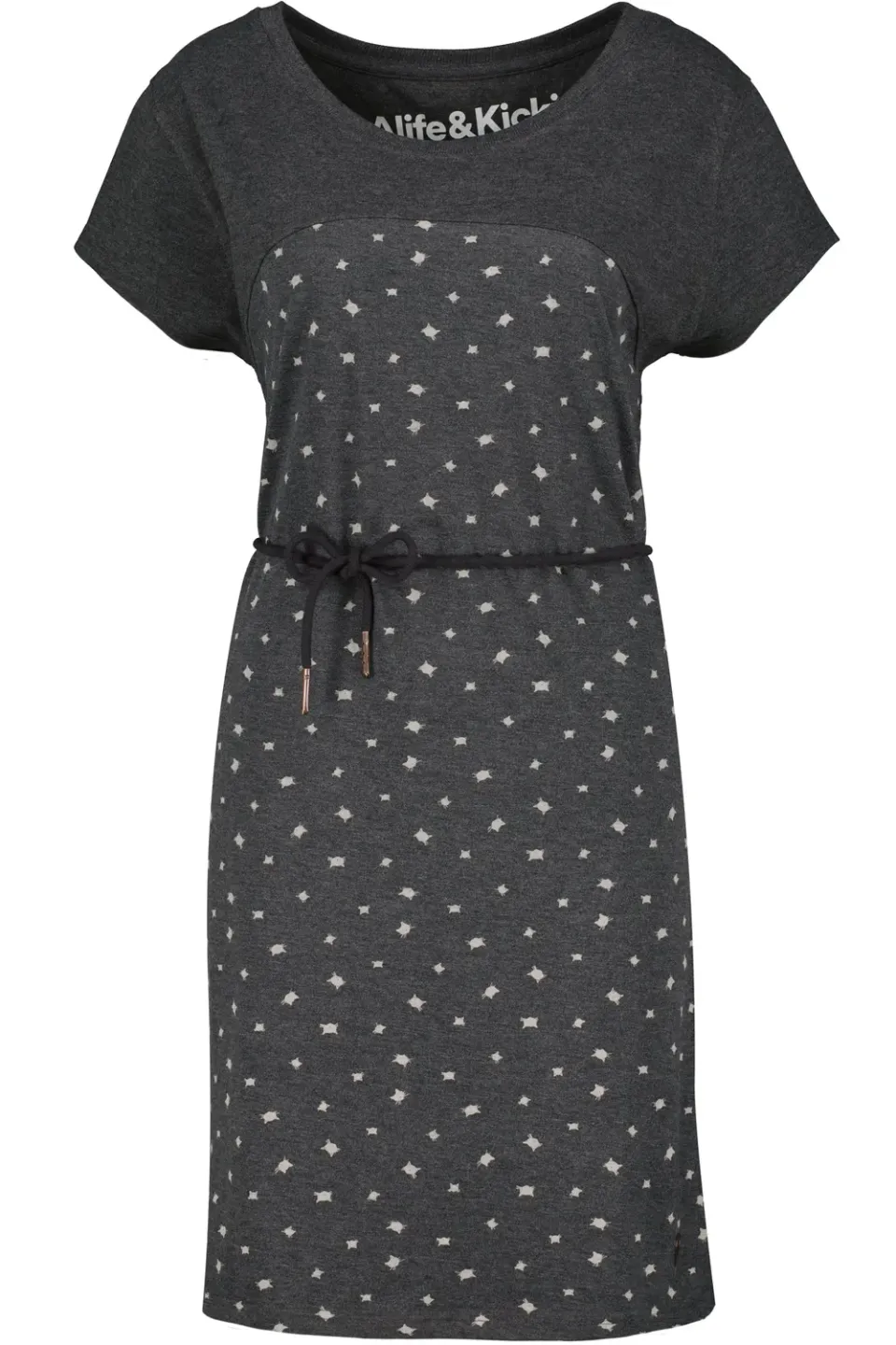 Alife & Kickin ClarinaAK B Shirtkleid Schwarz Damen Midi