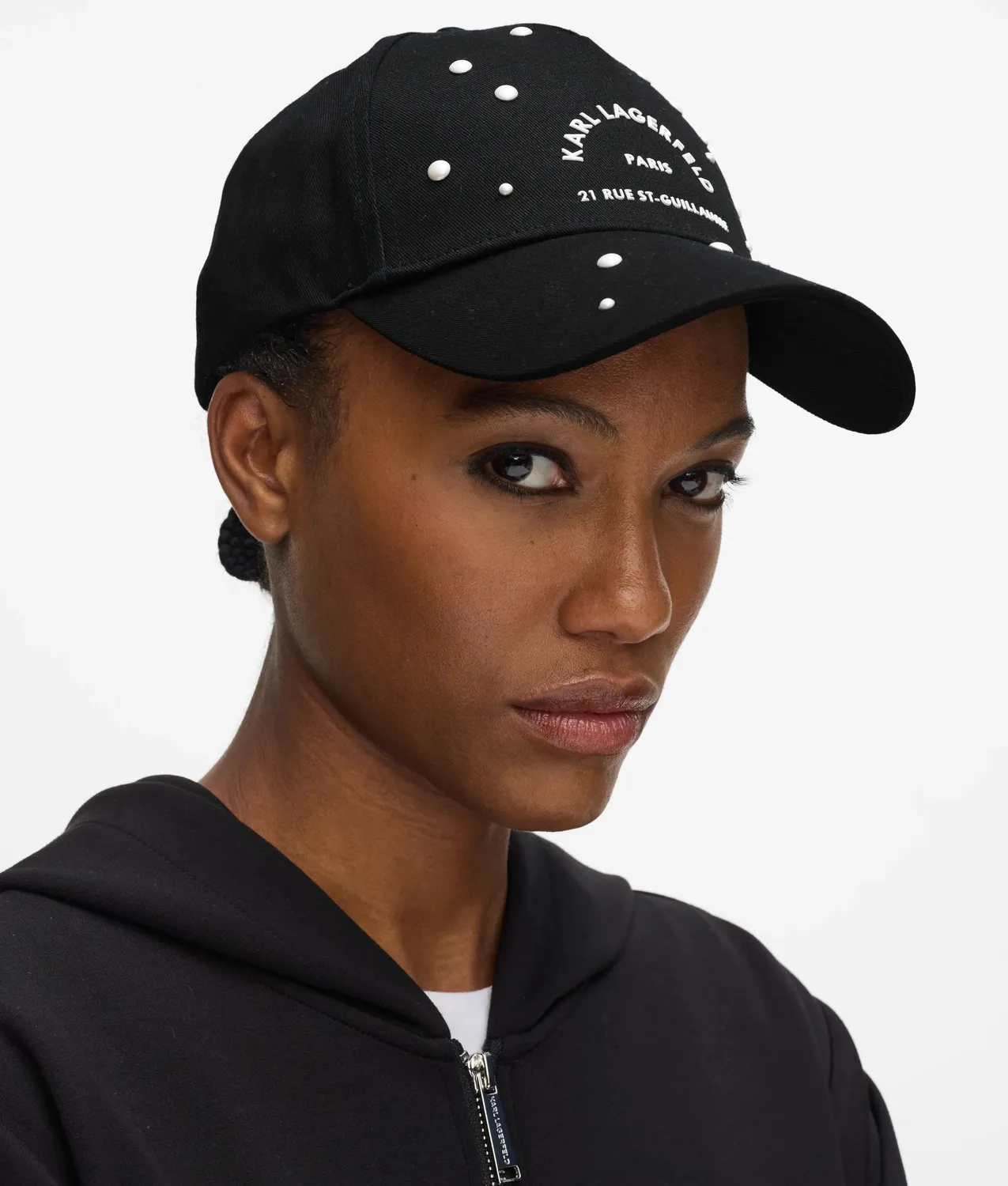 Karl Lagerfeld Rue St-Guillaume Cap Perlen One Size