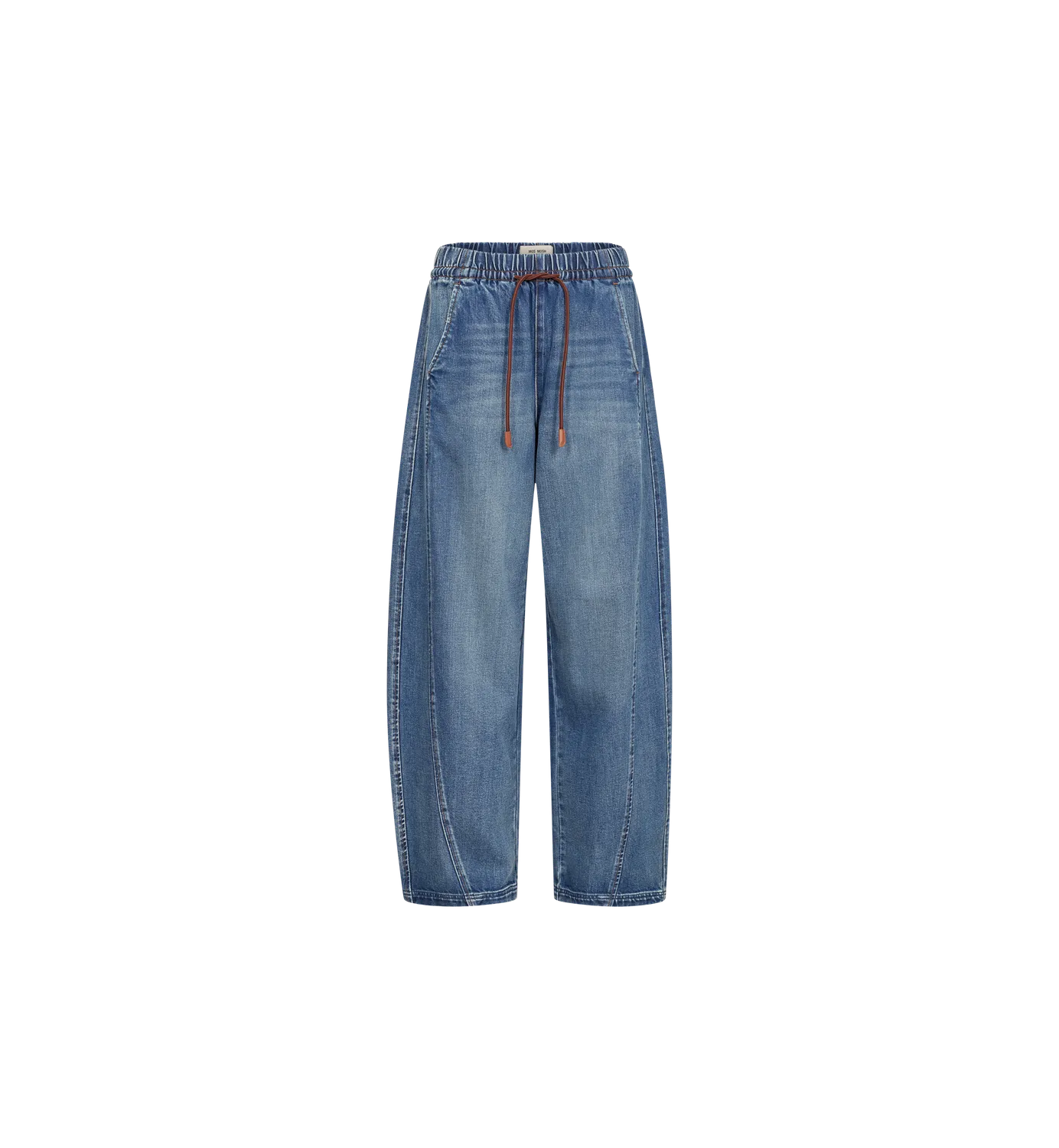 Mos Mosh Giulia Jog Jeans Blau Relaxed High Waist