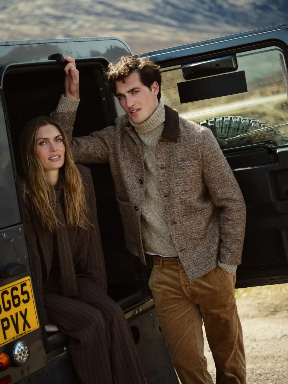 Mos Mosh MMGWarren Tweed Jacke Braun Wolle