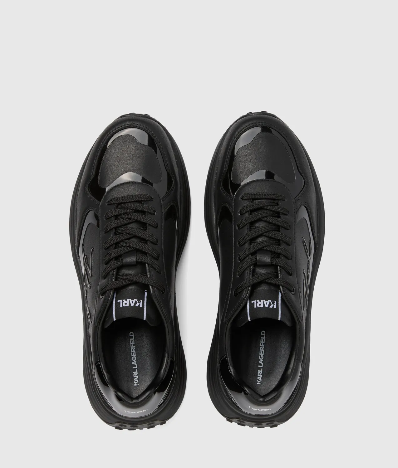 Karl Lagerfeld Krista Signia Sneaker Leder transluzente Sohle