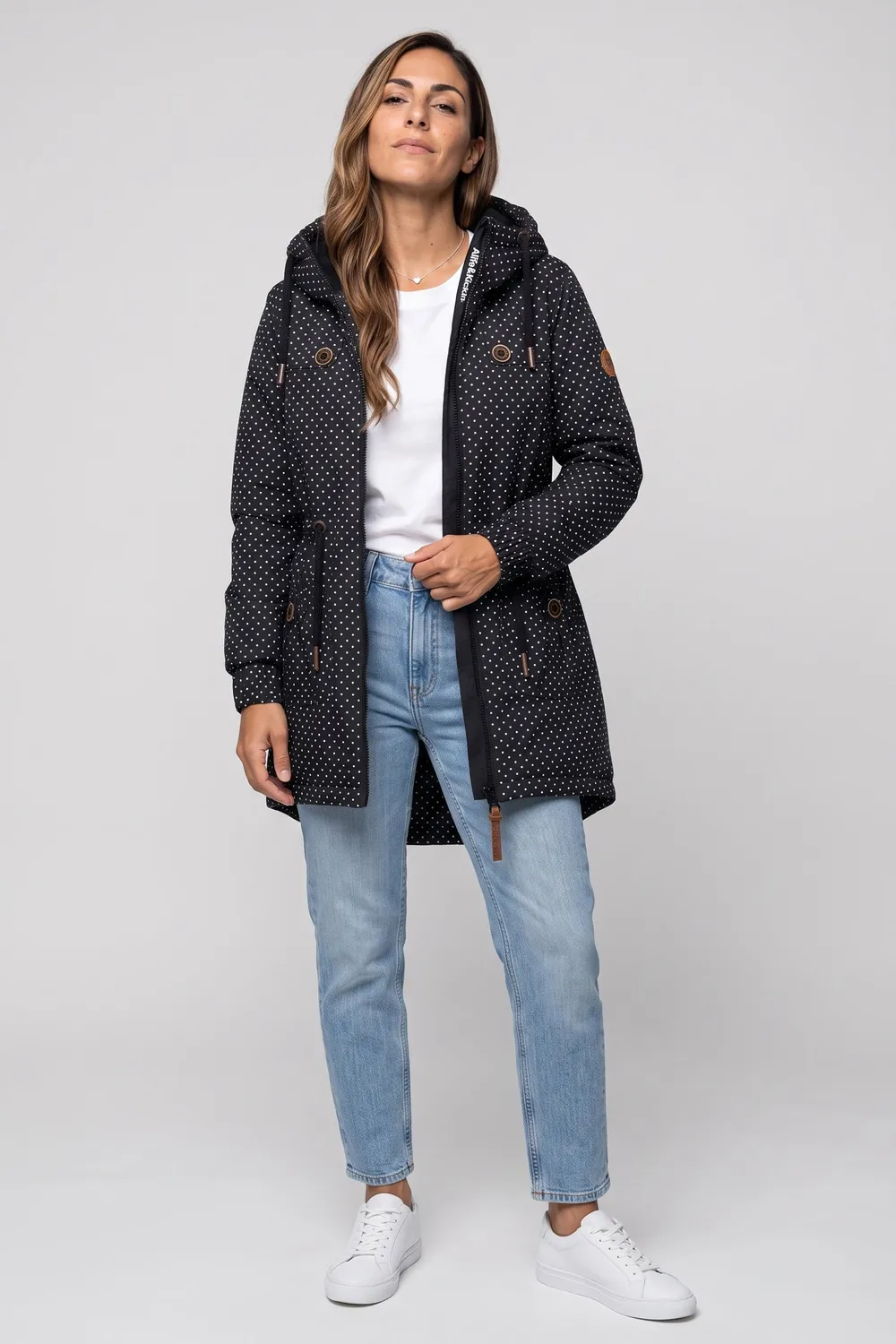Alife & Kickin CharlotteAK B Parka Schwarz Winter