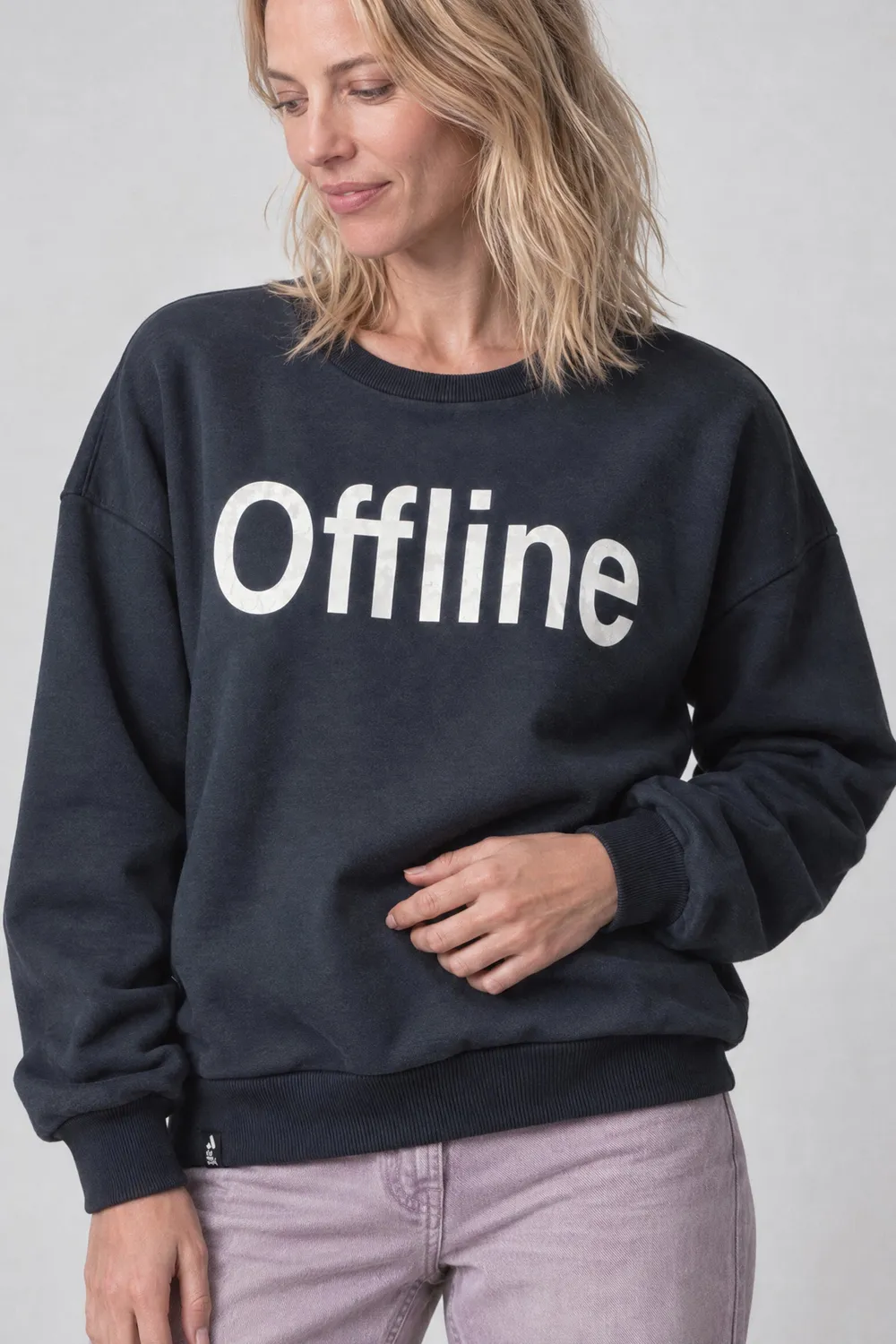 Alife & Kickin ElsaAK P Sweatshirt Dunkelblau Crewneck