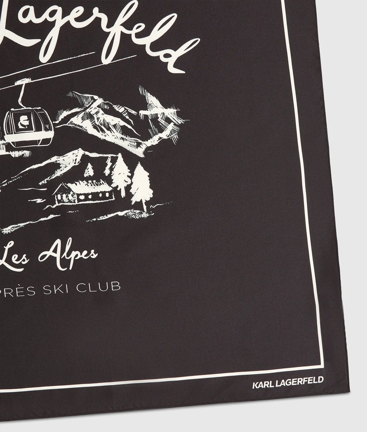 Karl Lagerfeld Après Ski Club Seidenschal One Size