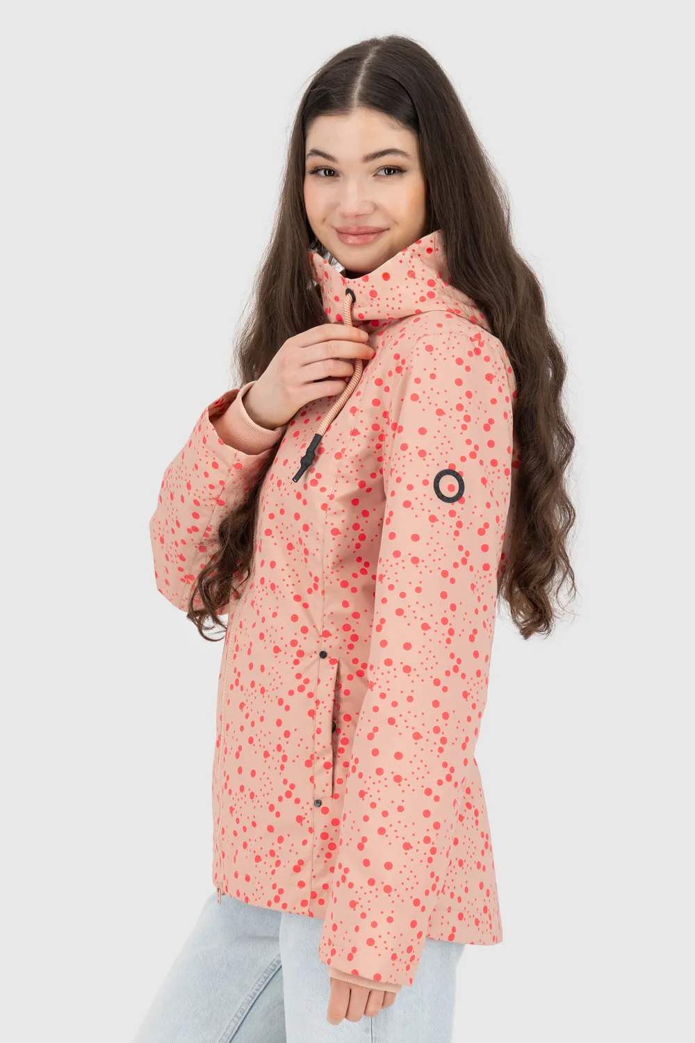 Alife & Kickin LilouAK B Übergangsjacke Rot Alloverprint