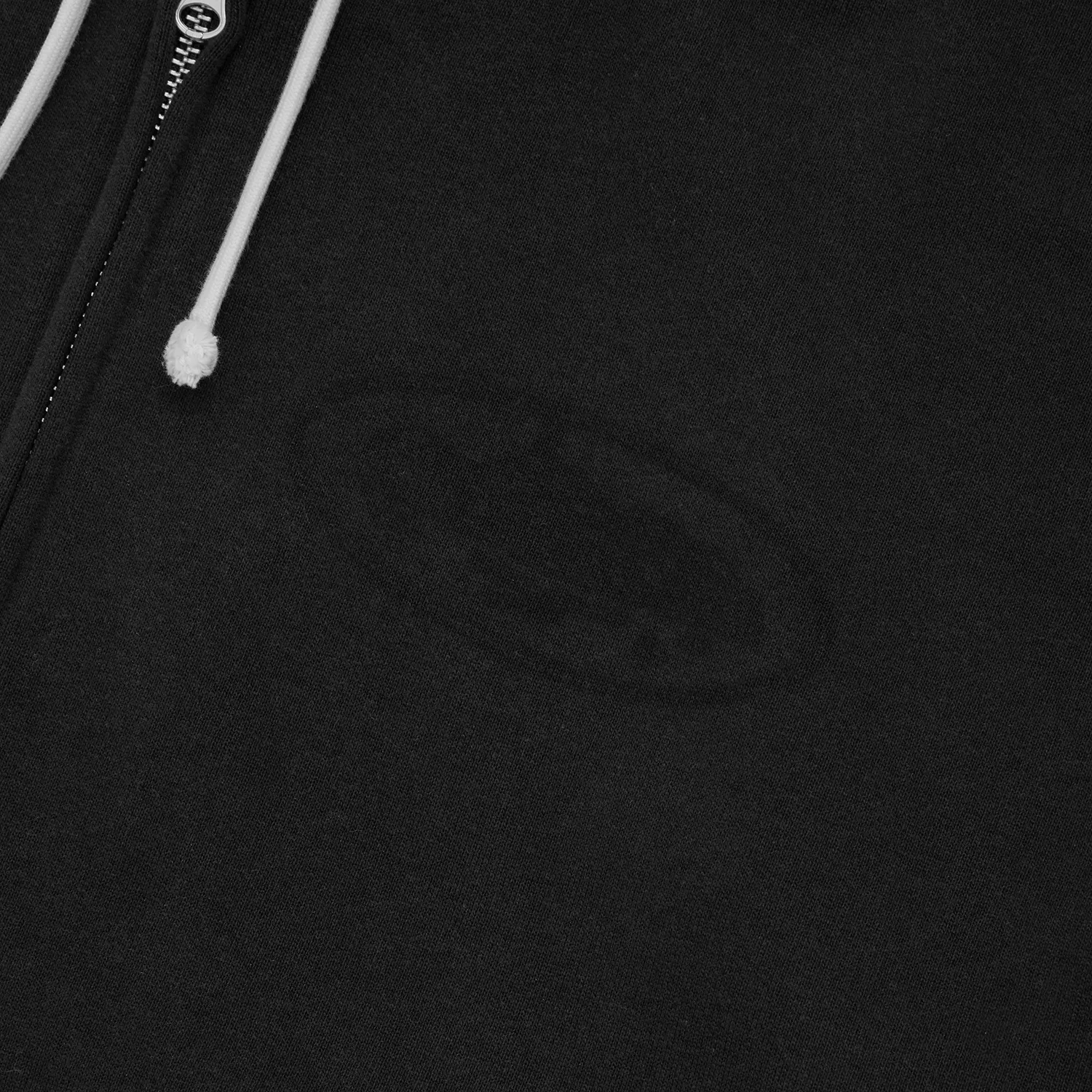 Corteiz Island Knockout Zip Hoodie Black Baumwolle 440 GSM