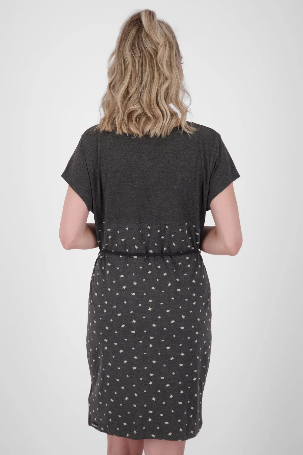 Alife & Kickin ClarinaAK B Shirtkleid Schwarz Damen Midi