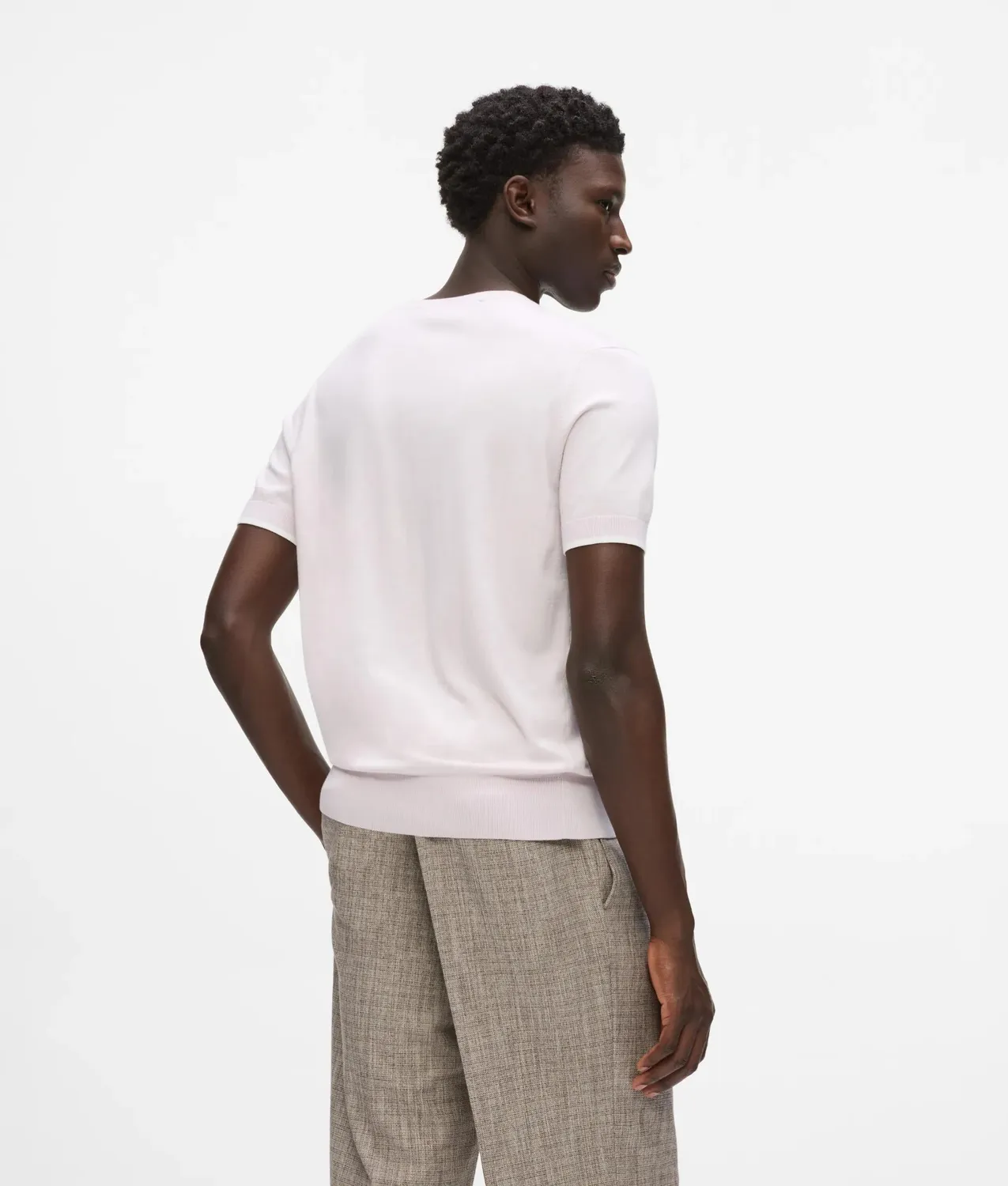 Karl Lagerfeld Knit T-Shirt Paspel Herren