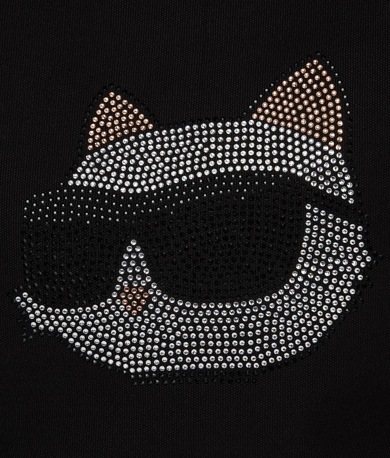 Karl Lagerfeld Ikon Choupette Rhinestone Shopper One Size Strass