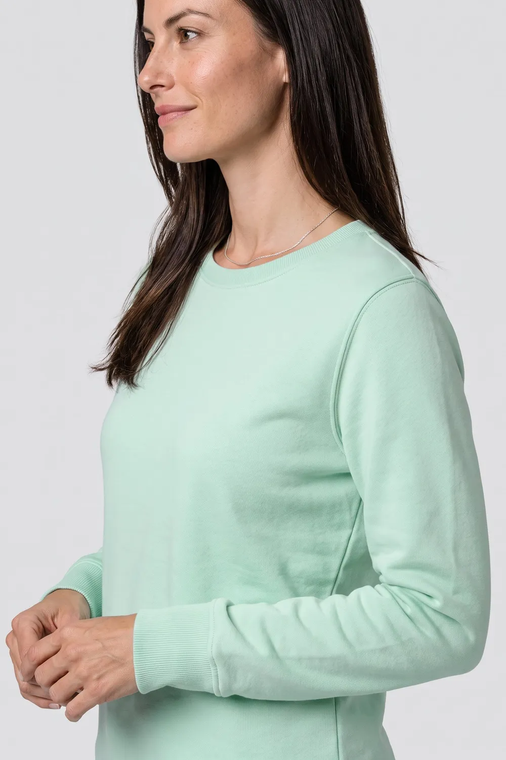 Alife & Kickin LottaAK A Sweatshirt Hellgrün Damen Crewneck