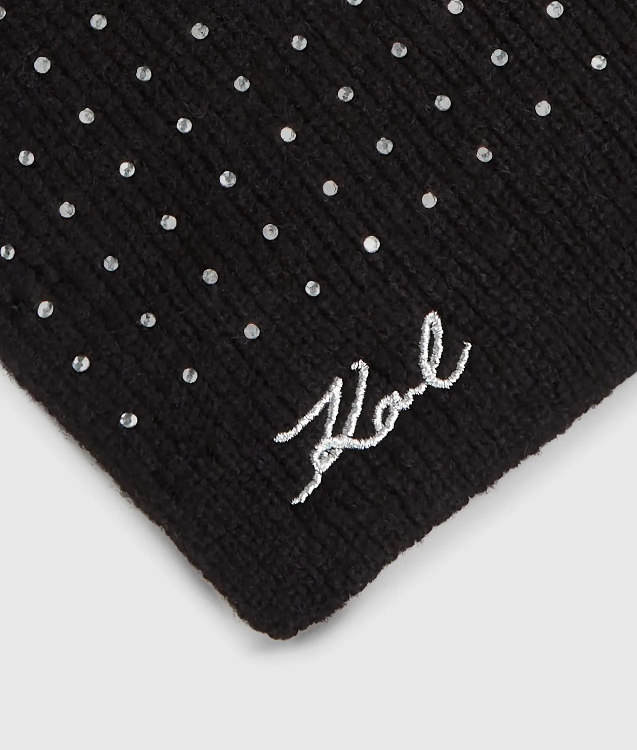 Karl Lagerfeld K/Signature Schal mit Strass One Size
