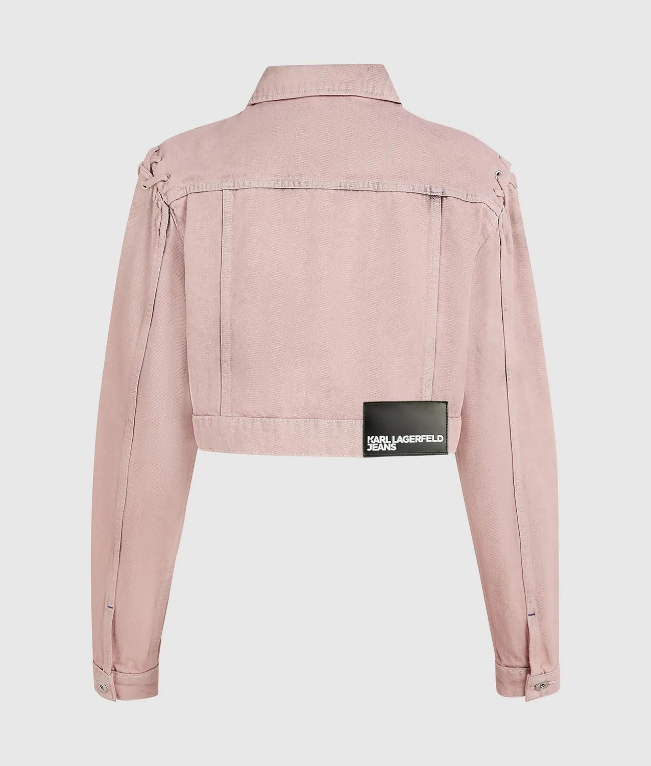 Karl Lagerfeld KL Jeans Lace Tie Jeansjacke S cropped