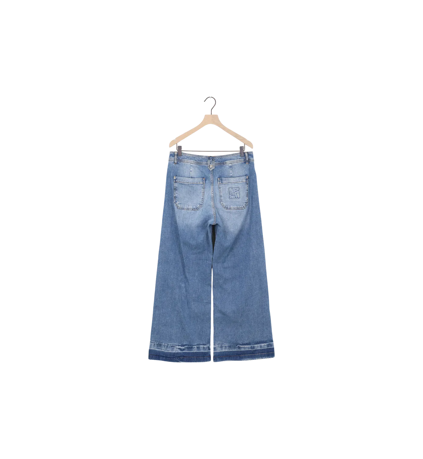 Mos Mosh MMHermina Zack Jeans Wide Ankle Mid Blue 30