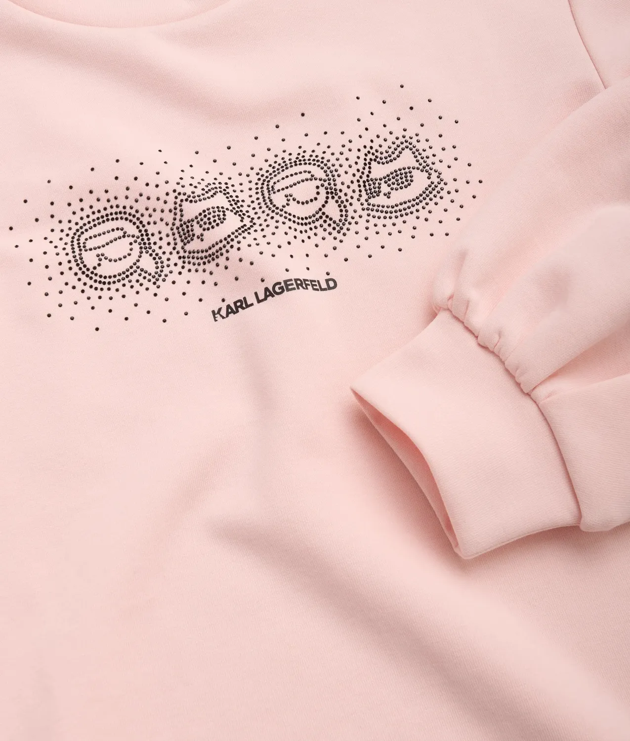 Karl Lagerfeld Girls Ikon Sweatshirt-Kleid Strass Mädchen