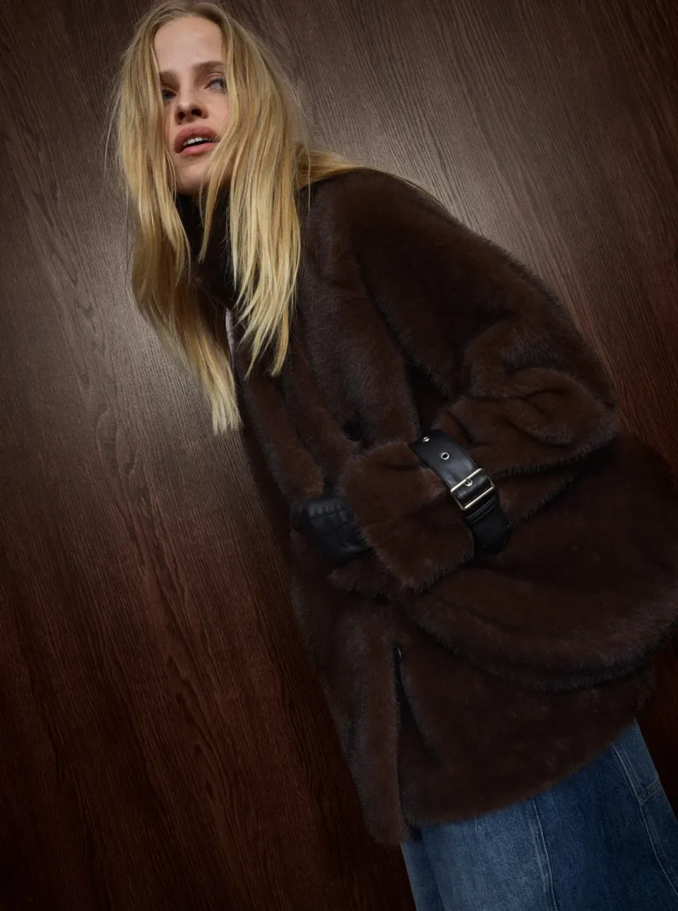 Mos Mosh MMNanette Faux Fur Jacke Delicioso Relaxed