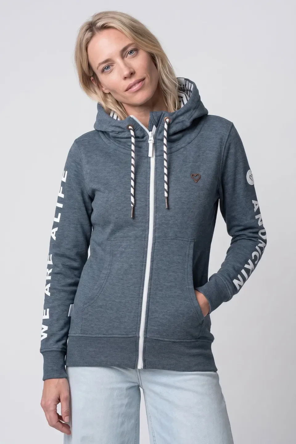 Alife & Kickin JessyAK A Sweatjacke Dunkelblau Damen