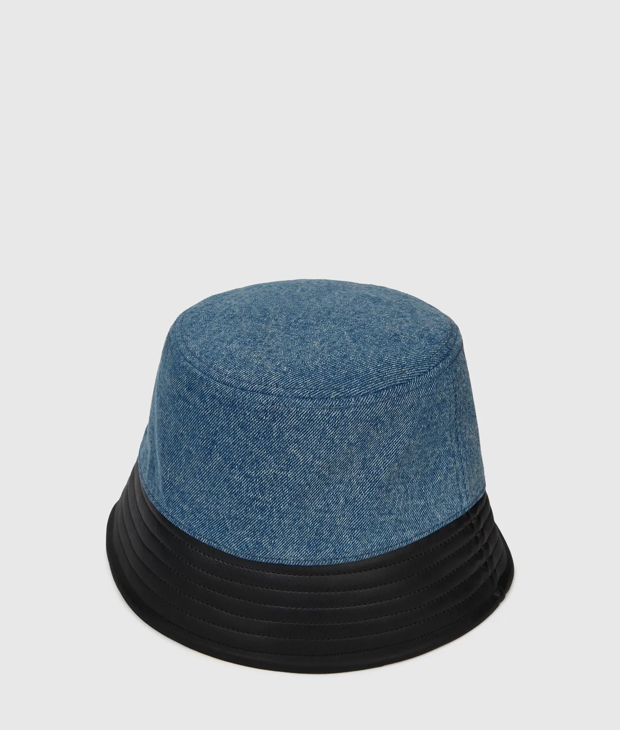 Karl Lagerfeld Jeans Bucket Hat Hut Denim schwarz