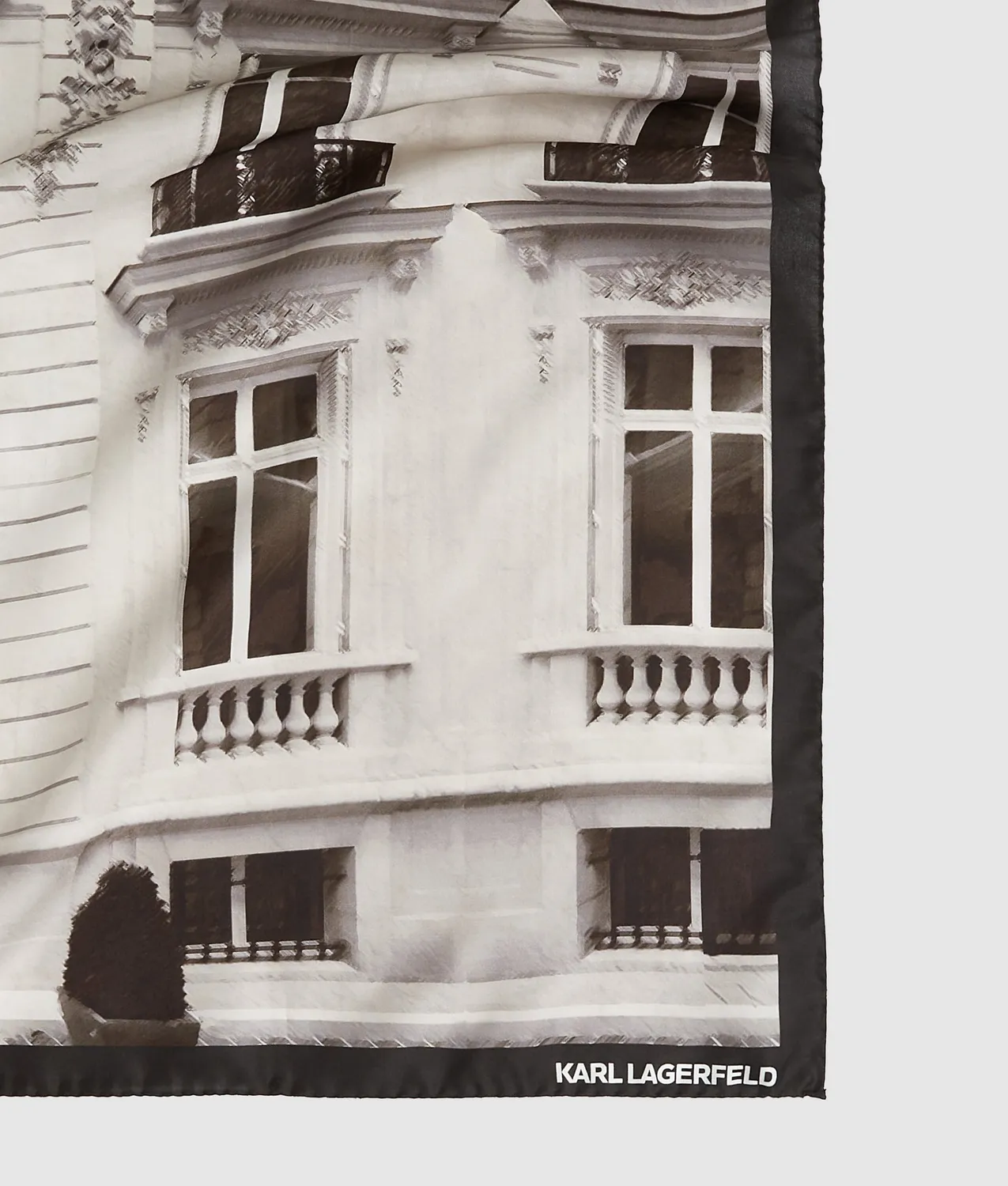 Karl Lagerfeld Maison de Karl Seidenschal Print