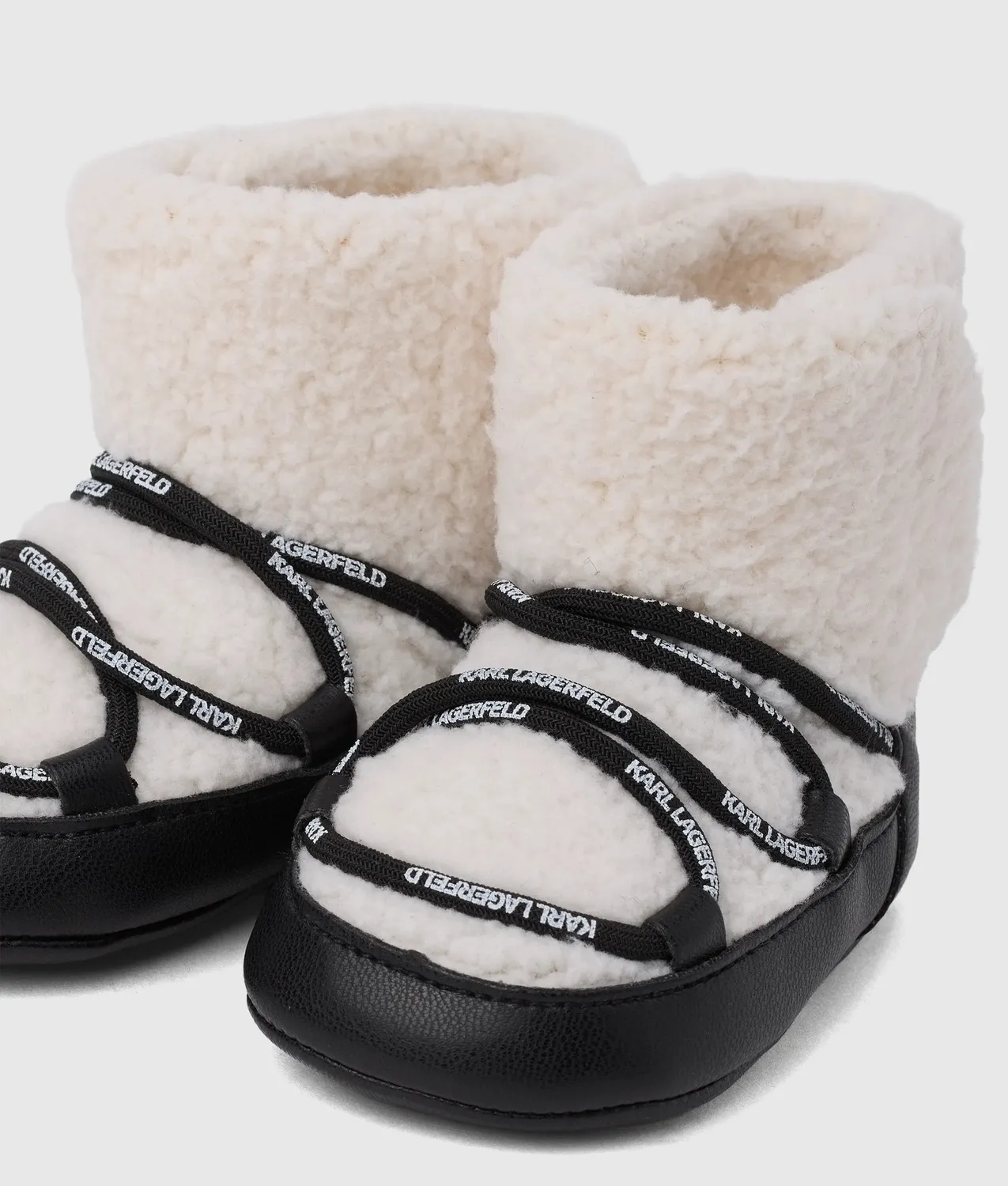 Karl Lagerfeld Baby Booties Fell Krabbelschuhe