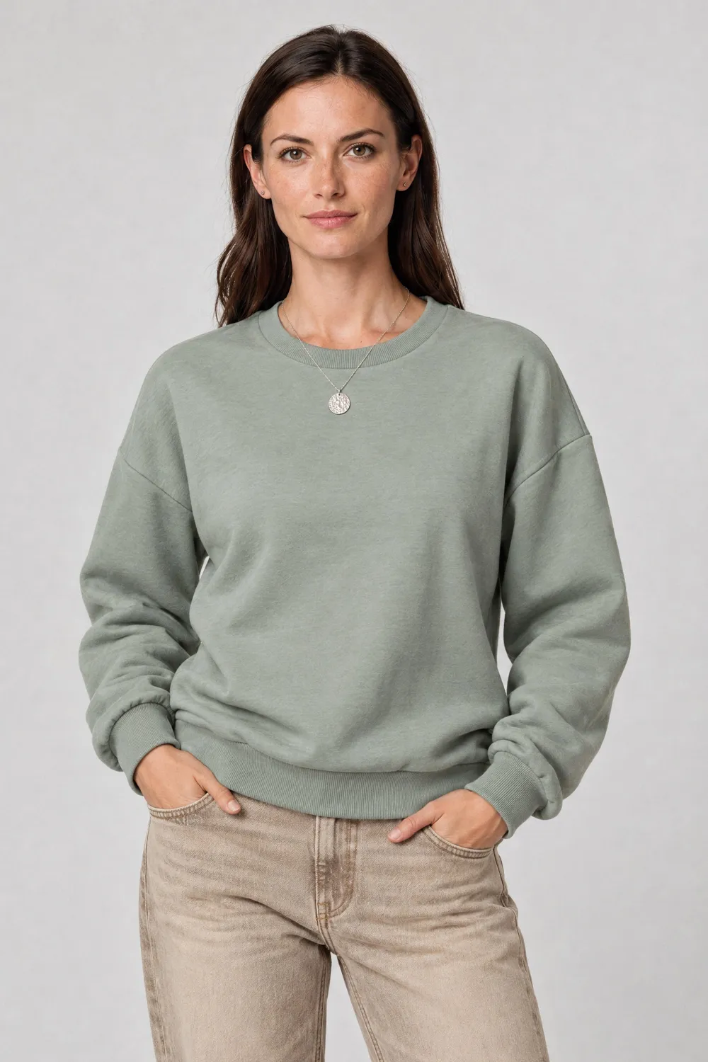 Alife & Kickin ElsaAK P Sweatshirt Hellgrün Damen