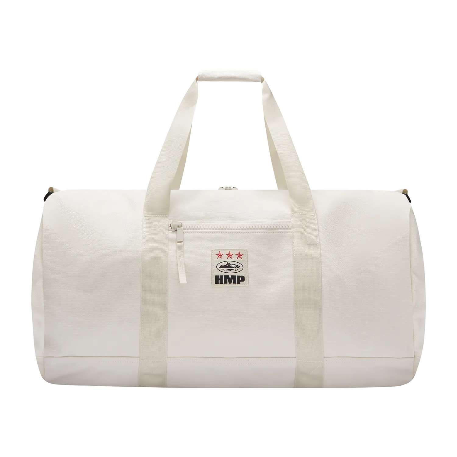 Corteiz Island Duffle Bag Creme Canvas Reisetasche