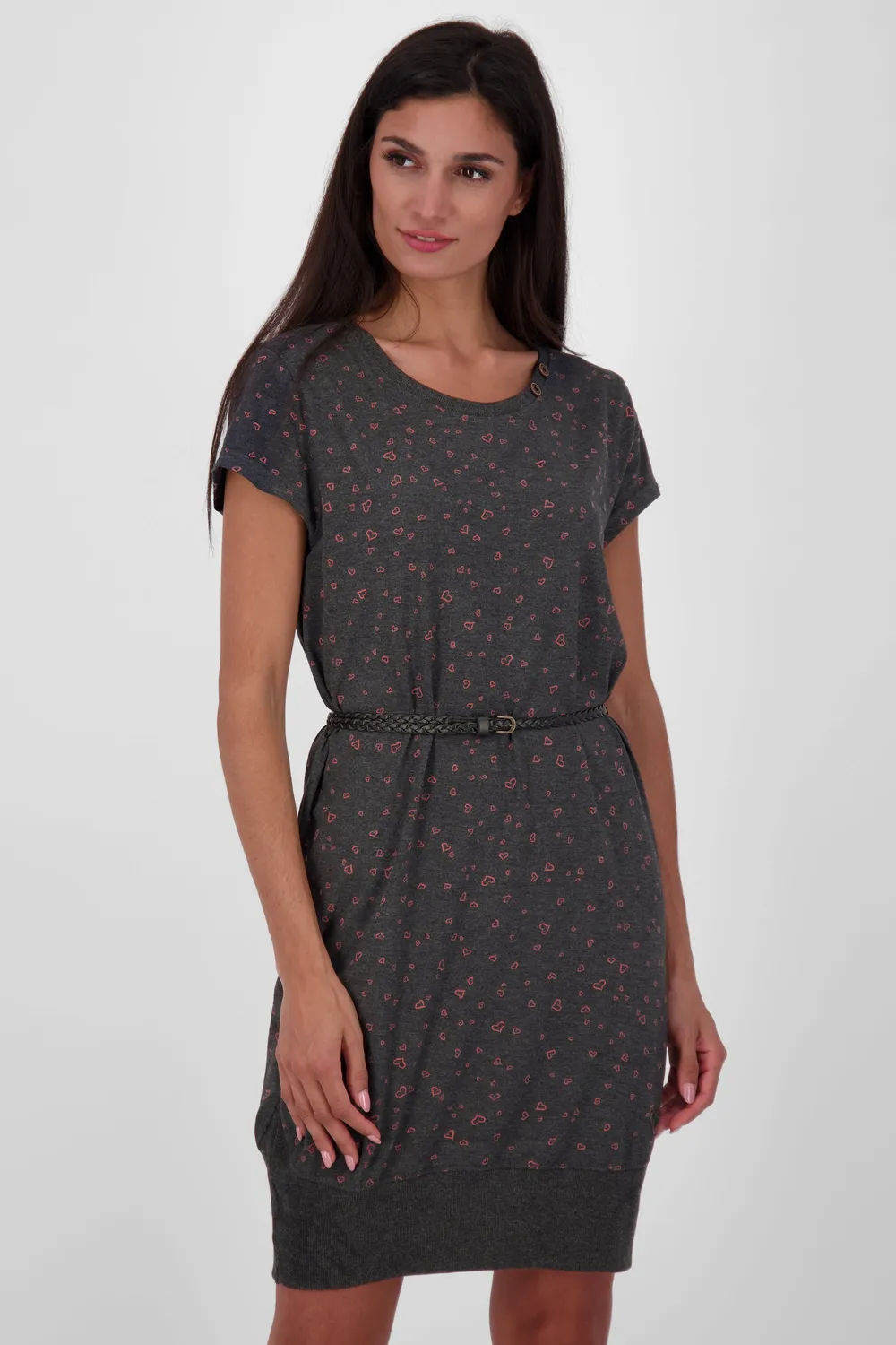Alife & Kickin ColetteAK B Shirtkleid Schwarz Kurz