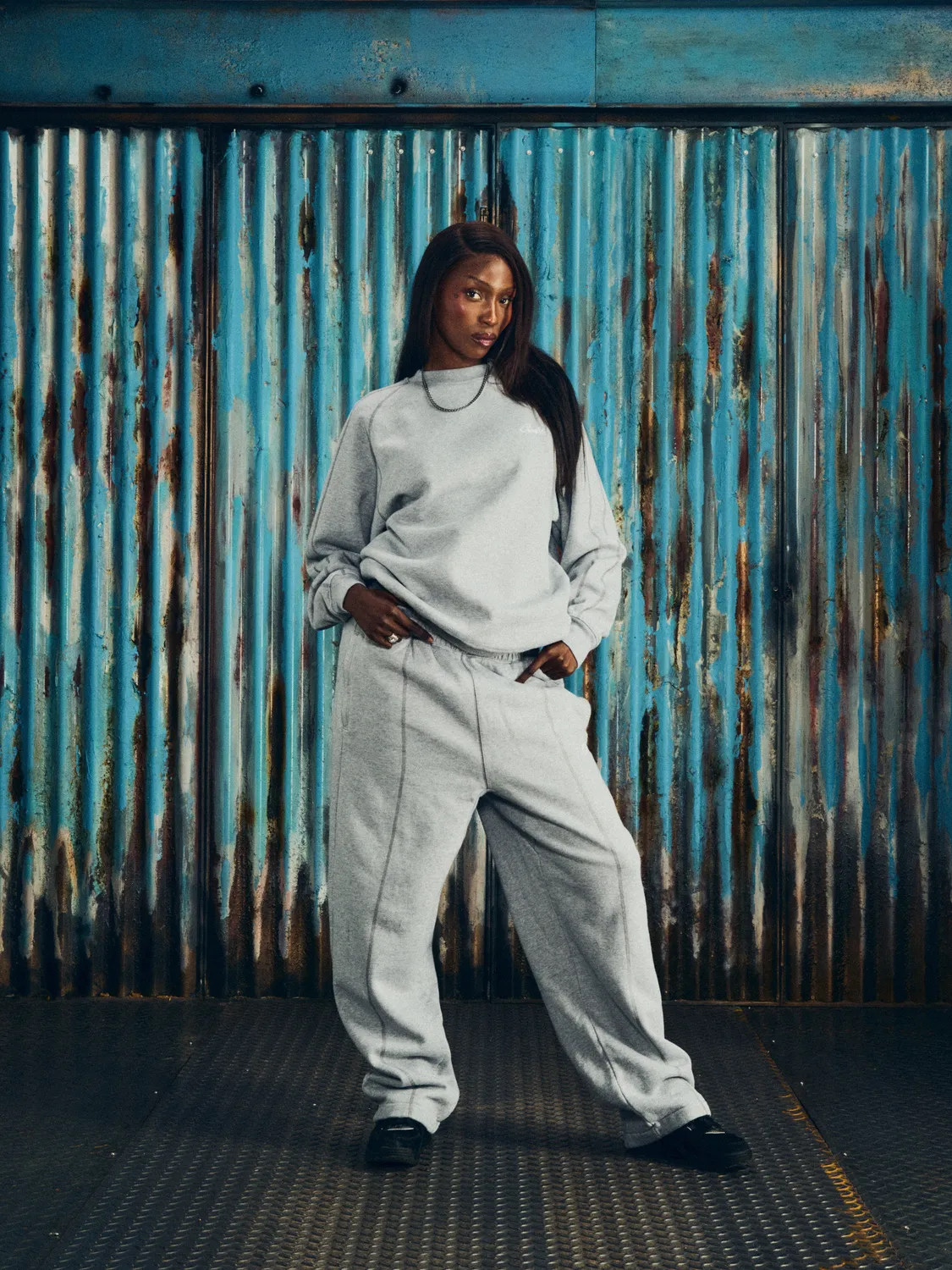 Corteiz HMP V2 Sweatshirt Heather Grey Baumwolle