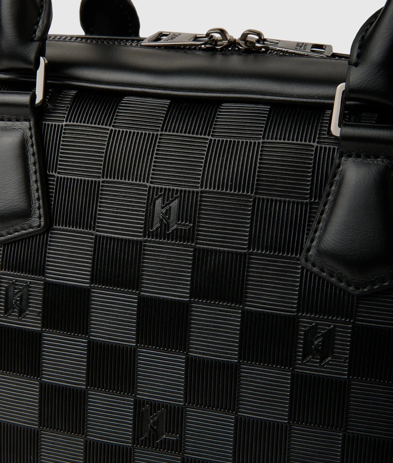 Karl Lagerfeld Monogram Laptoptasche Checkerboard
